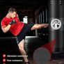 Heavy Boxing Bags with Chain Ceiling Hook, Hanging Boxing Bag for Kickboxing Muay Thai Karate Judo Taekwondo Home Gym Training, Unfilled Image 3