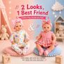 Realistic Reborn Baby Dolls with Two Outfits - 18 Inch Lifelike Weighted Newborn Baby Doll, Vinyl Limbs & Soft Cloth Cuddly Body, Hand-Painted Skin, Gift for Kids Girls, Therapy Doll for Elderly Image 2