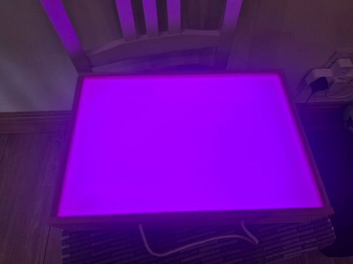 Never used colour changing Light Up Box with Alphabet and Numbers
