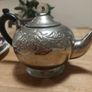 Vintage Round Embossed Edwardian Style Tea Pot Image 2