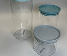 Brabantia - Stackable Glass Jars with Lid - Kitchen Storage