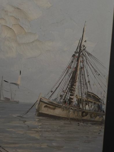Signed Nautical painting - Florence