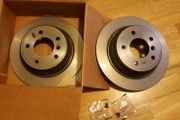 Bmw Series 5 E39 Rear Solid Brake Discs Brembo High-carbone  Uv Coated 298mm