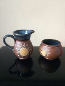 Pottery Bowl and Jug