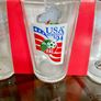 World Cup USA 1994 Macul the dog Mascot Drinking Glasses x 3 Image 4
