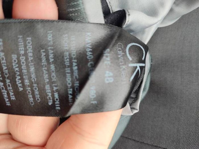 Calvin Klein Super Fine Italian Wool Blazer