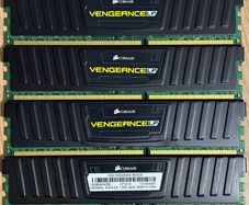 Corsair Vengeance LP 16GB (4x4GB) DDR3 1600MHz CL9 Gaming RAM