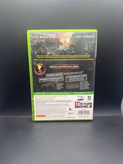 Metro Last Light Xbox 360