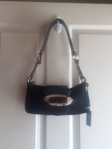 Guess  by Marciano Timeless Black Baguette Bag.