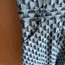 Sandro knee length blue print dress size 38 Image 5