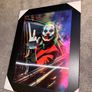 3D Motion Lenticular Joker Framed Wall Art Image 3