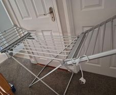 heated clothes airer