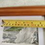 Framed miniature watercolor winter storm from Bray promenade Ireland Co Wicklow. signed Image 7