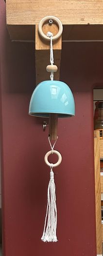 2 Fab ceramic wind chimes.