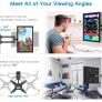 Swivels Tilts TV  wall mount for Flat & Curved TV Image 6