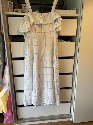Mango pure linen dress