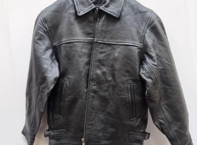 men's bomber style leather jacket