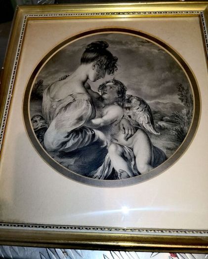Beautiful antique engraving