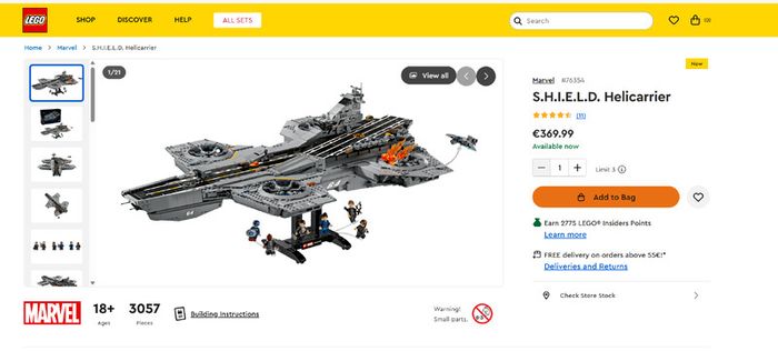 Lego 76354 76269 40894