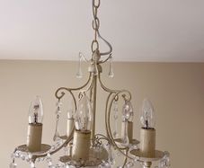 Laura Ashley 5 arm chandelier