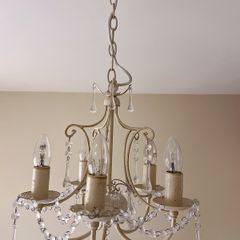 Laura Ashley 5 arm chandelier