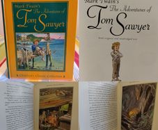 the adventures of tom sawyer by mark twain  HARDBACK BOOK