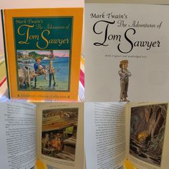 the adventures of tom sawyer by mark twain  HARDBACK BOOK