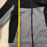 hoodie men 9 Peak Black Grey Full Zip Hooded Sports Jacket Outdoor Hoodie Size Medium Image 4