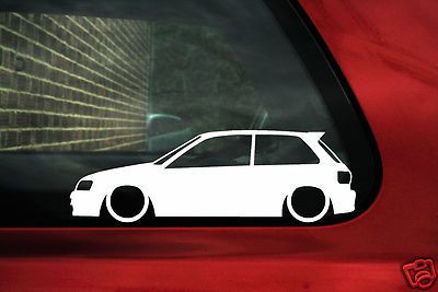 starlet gt stickers x 2