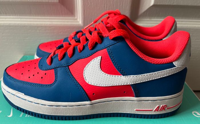 Nike Air Force 1 Crimson Blue UK5 Brand New Unworn