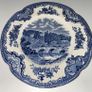 Vintage Johnson Brothers Old Britain Castles Blue Side Plates Image 2