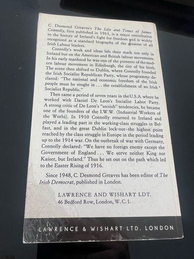 The Life and Times of John Connolly Vintage Paperback C. Desmond Greaves