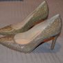 Vince Camuto high hills champagne glitter size UK4 (37EU/7US) brand new! Image 9