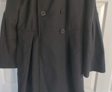 Fuchs Schmitt Grey Women's Coat, Size 16, 80% virgin wool