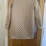 Ladies Cream Classic Diamond quilted pattern Image 9