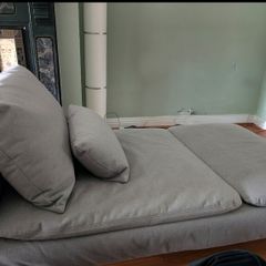 Grey lounge seat