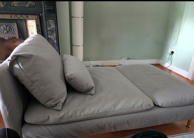 Grey lounge seat