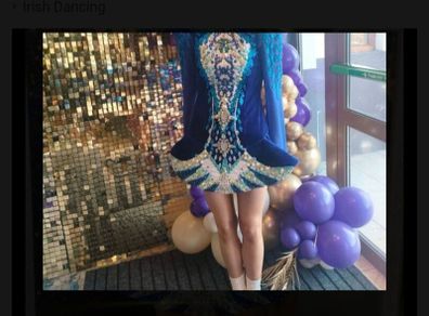 Irish dancing dress