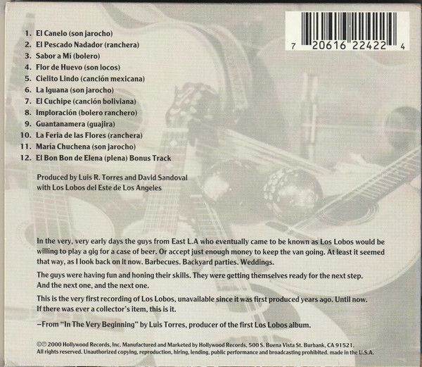 Los Lobos - Del Este De Los Angeles CD