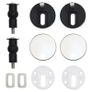 WC Toilet Seats with Soft Close Lid 2 pcs MDF Savanne Design Image 8