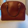 Michael Kors Cindy Medium Dome Handbag - Burgundy Leather - New & Unused Image 2