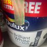 Dulux Pure Brilliant White Vinyl Matt Paint 11L Image 2