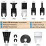31 PCS Oscillating Saw Blades, Premium Multitool Blades Kit for Wood Metal Plastics, Oscillating Tool Blades, Quick Release Tool Saw Blades (FREE POSTAGE) Image 2