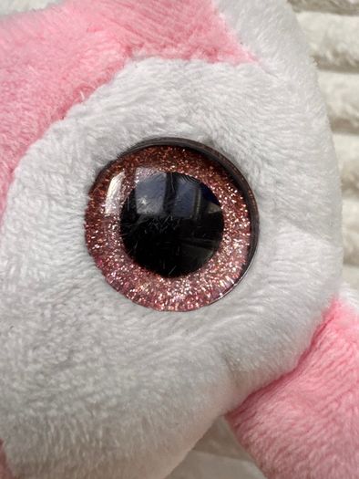 Pink white Dolphin Jumbo approx. 19 cm. (with tail) The batteries are running out Used Please see photos