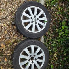 vw alloys 16s (2 wheels)