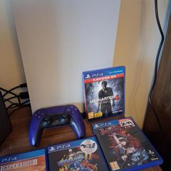 Playstation 5 (DISC Console)+ 5Games, Good Condition