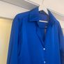 Zara Royal Blue Blouse Image 5
