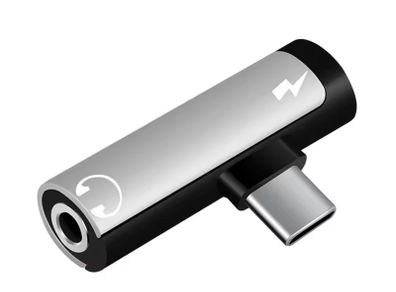 2 in 1 Audio 3.5mm and USB C adaptor