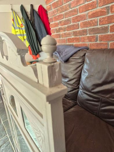 Vintage painted Overmantle