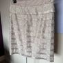 Fran and Jane Cream Lace Skirt Size 10 Image 2